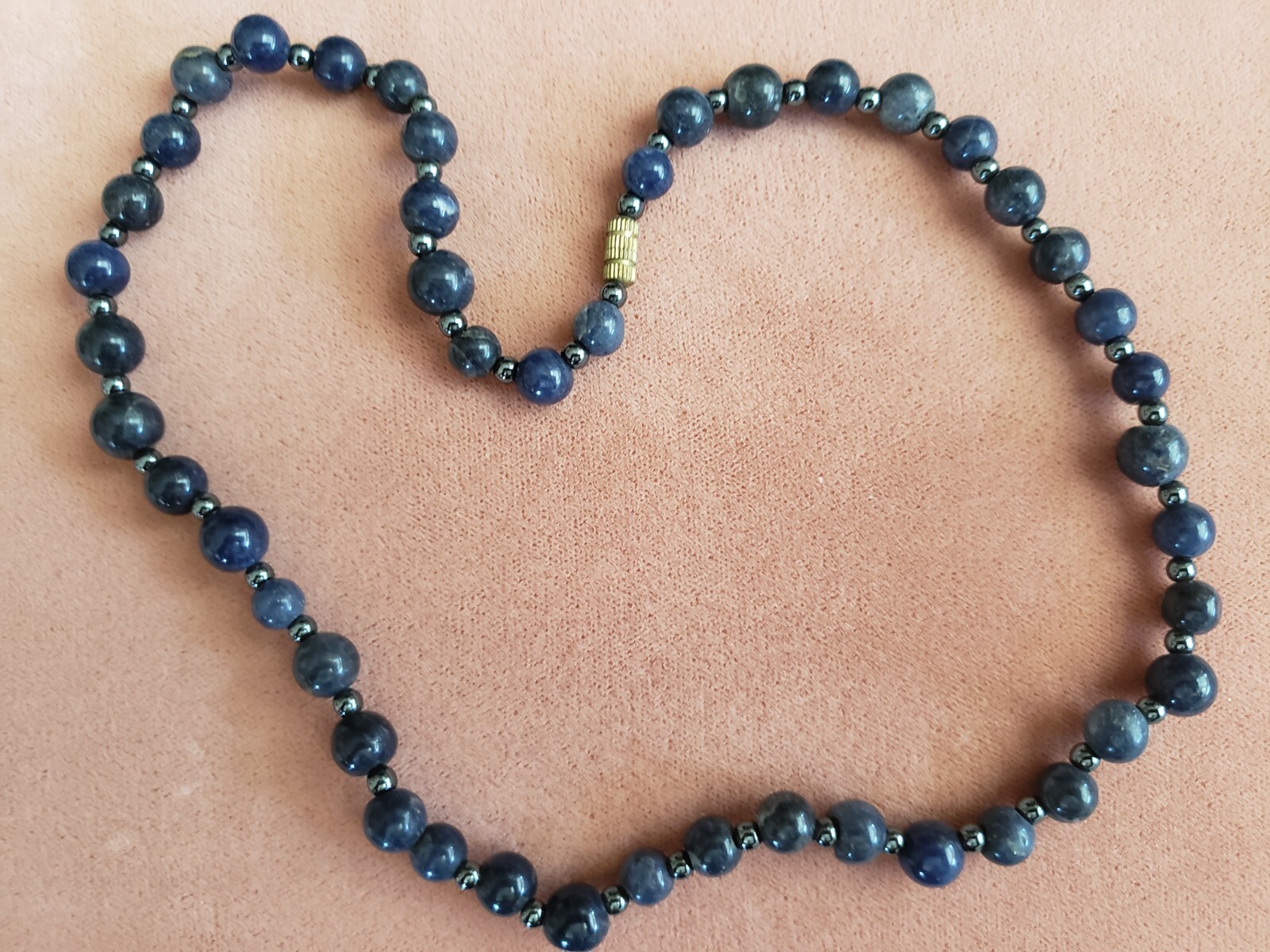 アクセサリー (eL+1] Stone Long Necklace GENUINE NATURAL STONE NECKLACE, 19 INCHES LONG, HAND-MADE | eBay