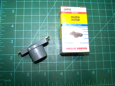 WELLS JA913  Distributor Rotor Fits Mazda 71-73 RX2, 72-73 RX-3, 70-72 R100 1.1L