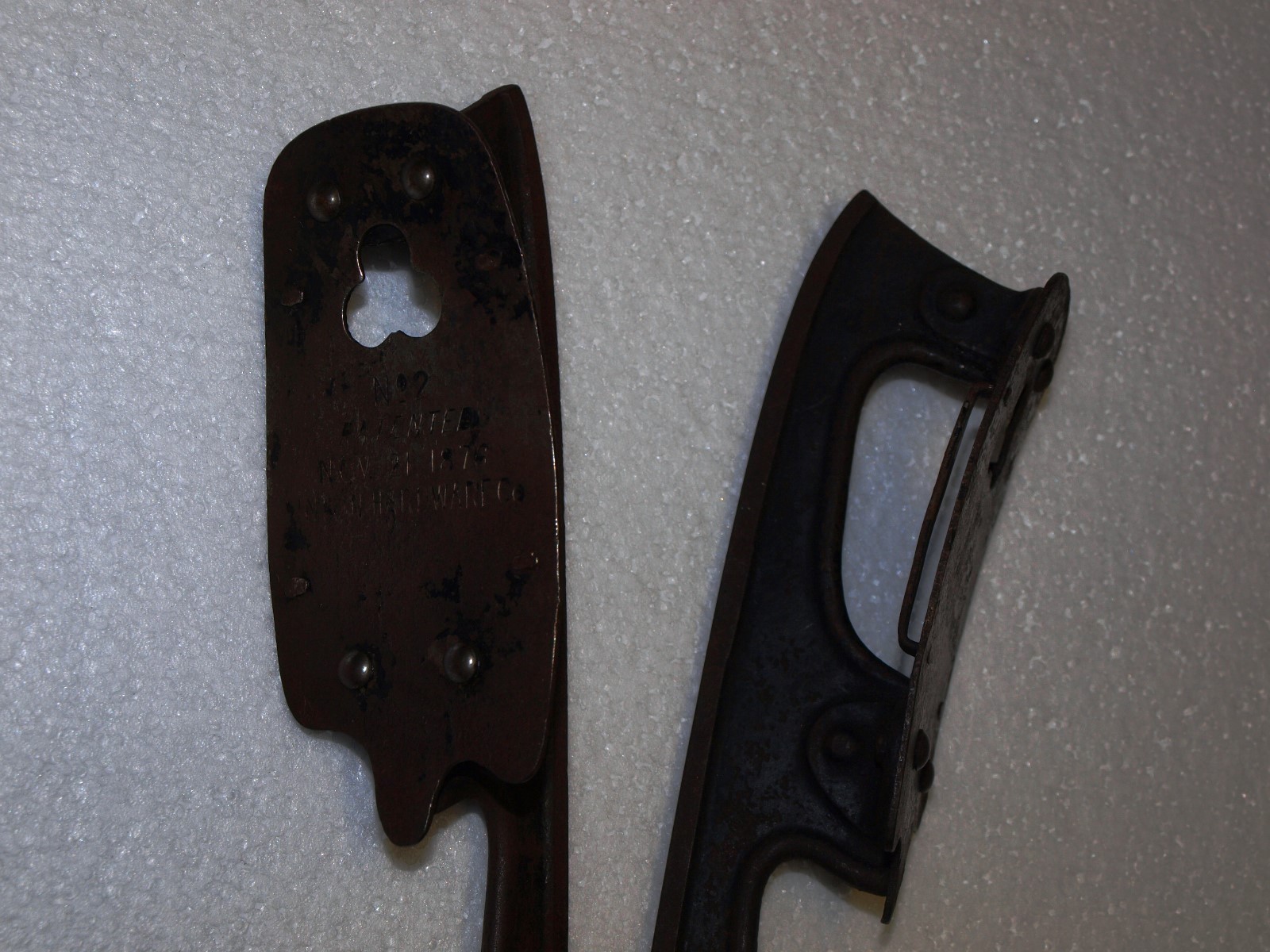 Union Hardware Co Steel Platform No. 2 Ice Skates