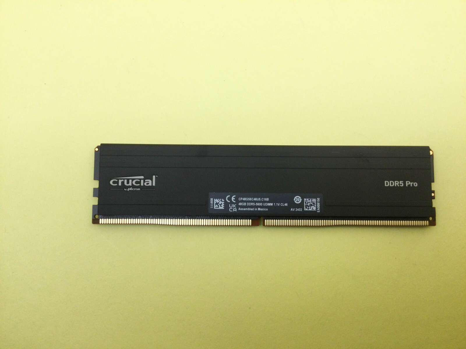 Crucial Pro 48GB DDR5 5600MHz UDIMM Desktop Memory