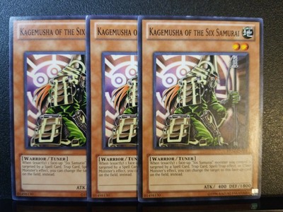3x Kagemusha Of The Six Samurai Common Unlimited Stor Nm Yu Gi Oh Trading Card Game Fireszone Yu Gi Oh Individual Cards