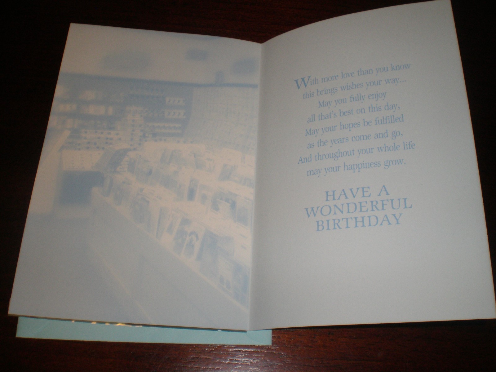BIRTHDAY GREETING CARD - TO A FINE GRANDSON - PARAMOUNT - NEW - VINTAGE UNUSED