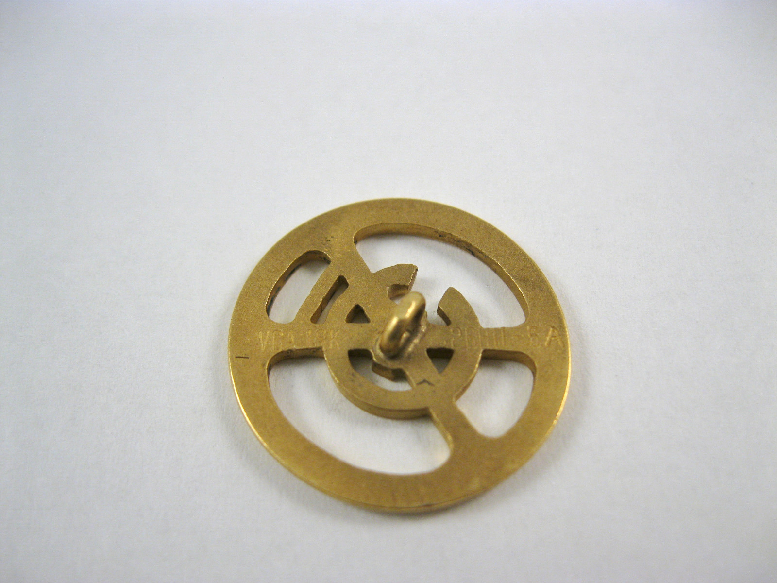 Vintage Van Cleef & Arpels VCA Logo 18k Gold Blazer Jacket Buttons