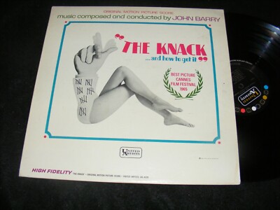THE KNACK And How To Get It JOHN BARRY Soundtrack LP US 1965 United Artists Issu