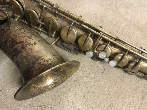 1914 BUESCHER Vintage Saxophone With Case TRUETONE Serial #97994