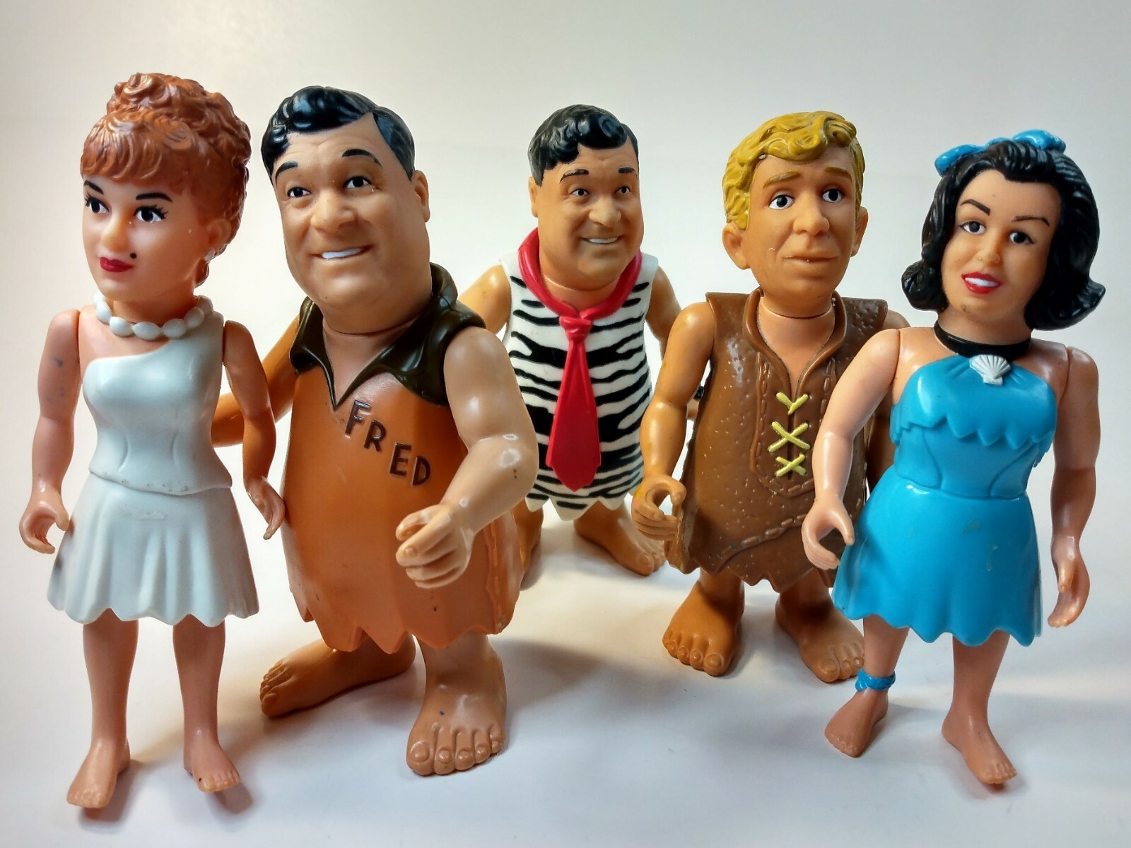 Lot of 5 1993 Mattel Flintstones Movie Figures - Loose