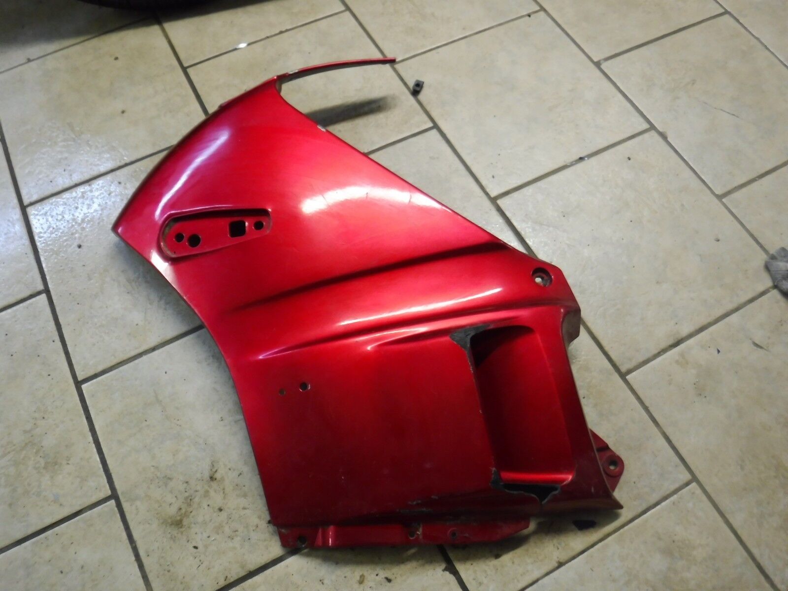 88-91 ZX600 ZX 600 Ninja Left Side Upper Fairing Cowling Cover SF197 88-91 ZX600 ZX 600 Ninja Left Side Upper Fairing Cowling Cover SF197