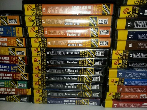 1DEATHLANDS Lot of 31 Graphic Audio Books CD's JAMES AXLER + More Axler CD Books