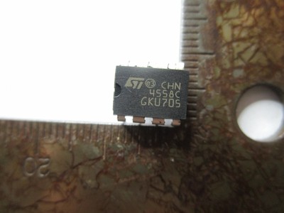 10pcs  TJM4558C 4S58C 45S8C 455BC 4558C TJM4558CN DIP8 IC Chip