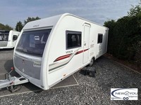 2017 Lunar Venus 550 4 Berth Fixed Singles Caravan - STOCK NO S059