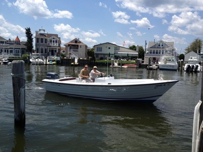 Restored Chris Craft Sportsman Center Console Outboard