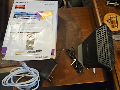 Netgear CM700 High-Speed Cable Modem DOCSIS 3.0 Gigabit for Fast Internet