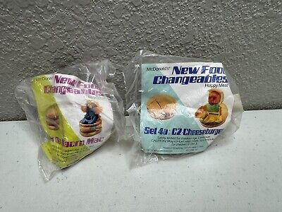 McDonald s New Food Changeables 1988 Happy Meal Toys Complete Set Of 2