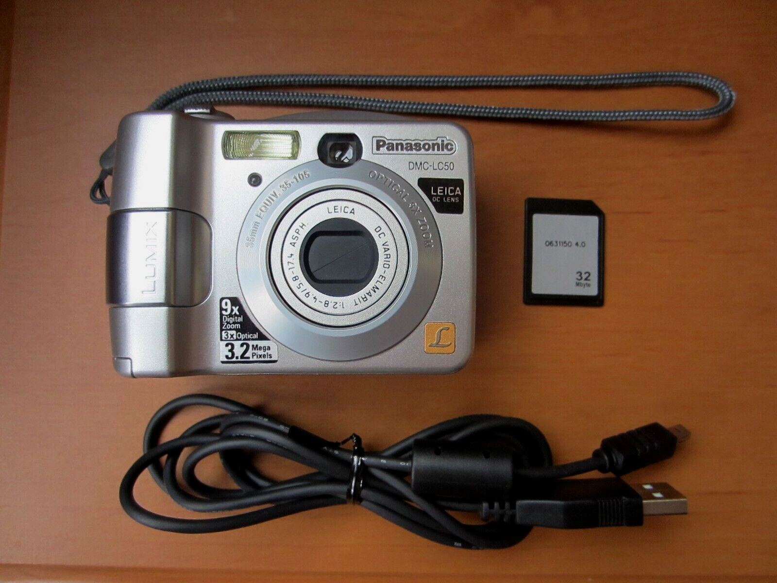 Panasonic Lumix DMC-LC50 3.2MP Digital Camera | 3.2 MP | 3x Panasonic Lumix DMC-LC50 3.2MP Digital Camera | 3.2 MP | 3x