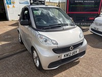 2012 Smart ForTwo 1.0 MHD Passion Cabriolet 2dr Petrol SoftTouch Euro 5 (s/s)