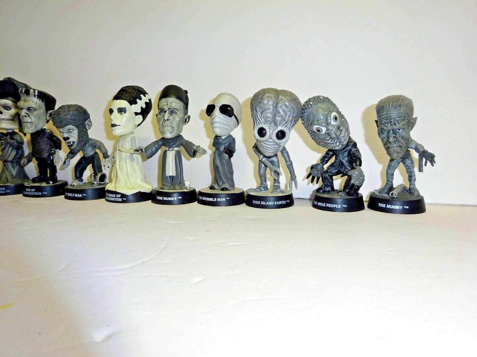 Universal monsters Little Big Heads Silver Screen Edition Lot of 13