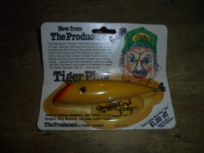 The Producers Tiger Plug #4 salmon plug fishing lure new unopened