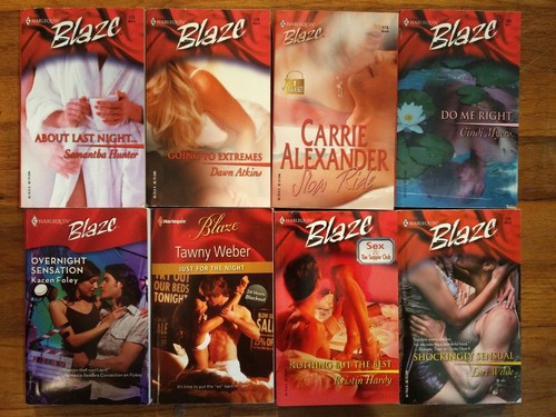 Lot of 23 Harlequin Blaze series paperbacks romance collection