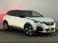 WHITE LOW MILEAGE 2017 PEUGEOT 3008 GT LINE 1.2 PETROL PURETECH 2 PREV OWNERS