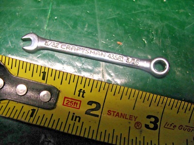Open clearance hex wrench