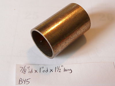 Bronze Flange Bushing Sleeve Bearing New 5//8 id x 7//8 od x 1 Brass Engine F10
