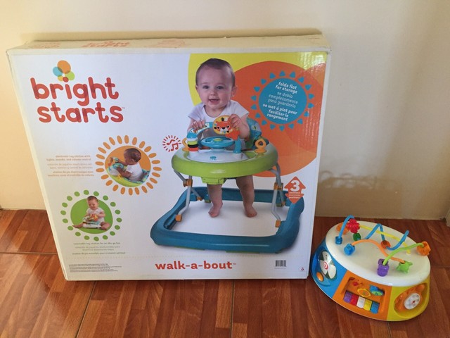 bright starts kaleidoscope safari walker