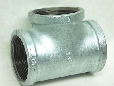 NEW! 2'' WARD Equal 3 Way TEE Union Coupling Threaded Zinc Coated NSF/ANSI (IG)