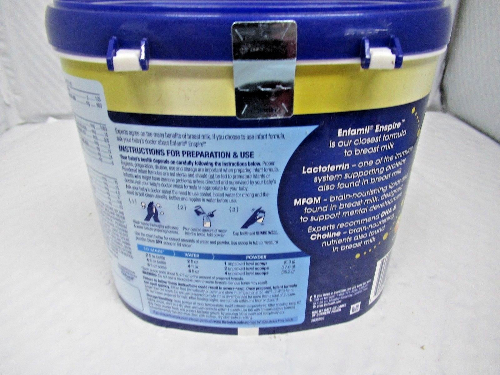 1 Can Enfamil Enspire Infant Formula Powder 20.5 oz Exp 05/2020 FREE SHIP!