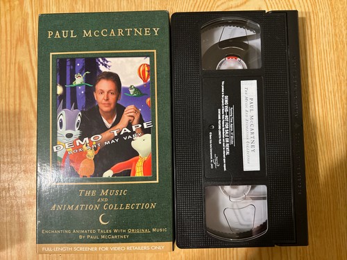 Paul McCartney Music and Animation Collection DEMO VHS. | eBay