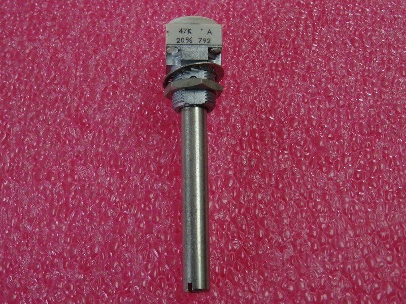 1 Potentiometre Cermet P11vy 47k Ohms Loi:A Lin 1w Axe MÃ©Tal Long 40mm En 6mm
