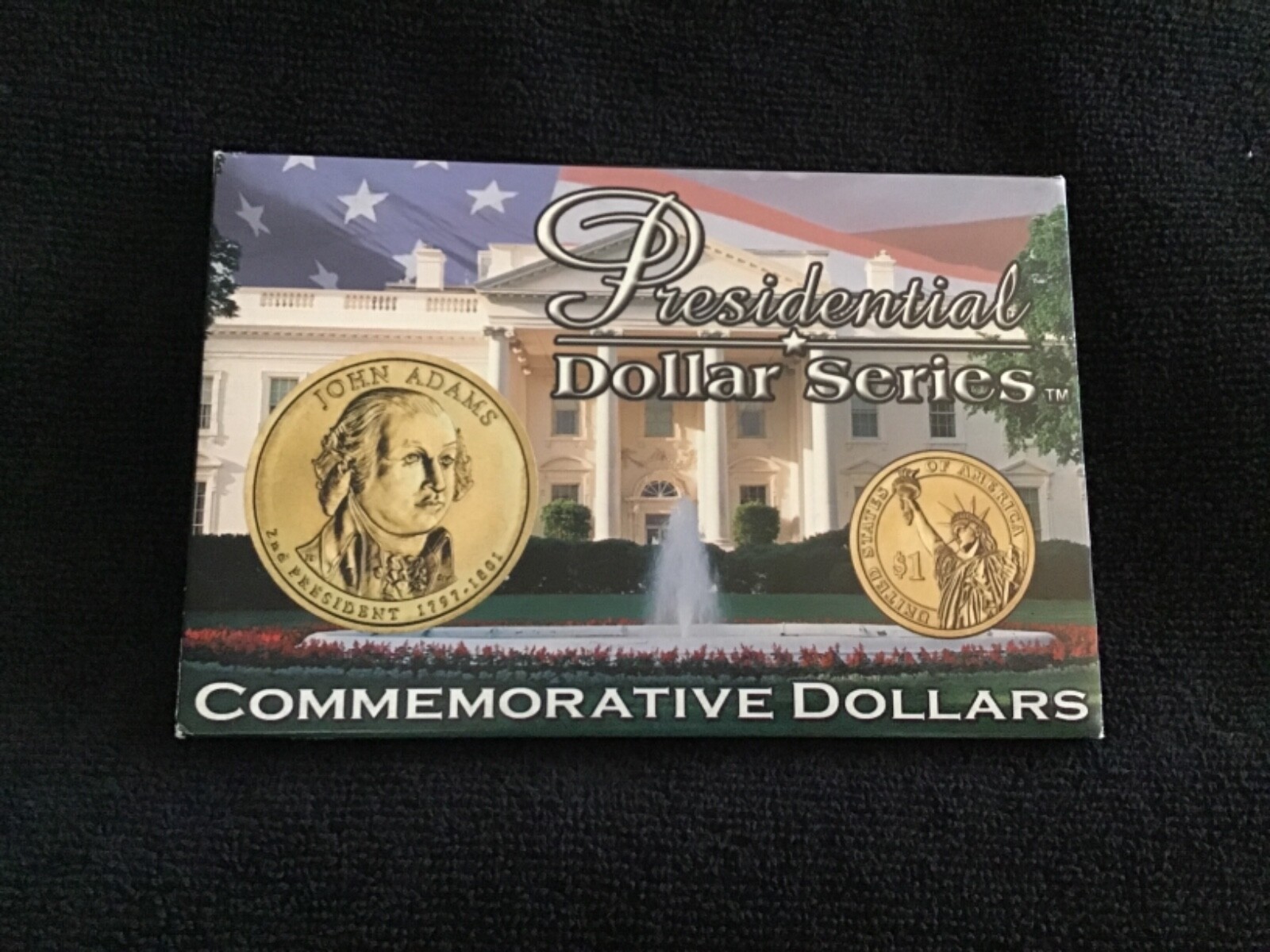 2007-P&D JOHN ADAMS COMMEMORATIVE PRESIDENTIAL DOLLAR SET
