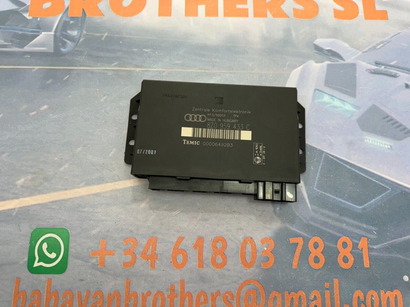 8z0959433c Temic 00006492b3 Audi A2 UnitÃ© De Commande