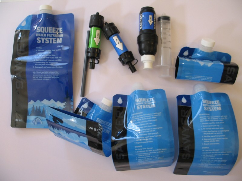 Parts 3x Filter 5x Squeeze Bag Big Lot Inline Gravity