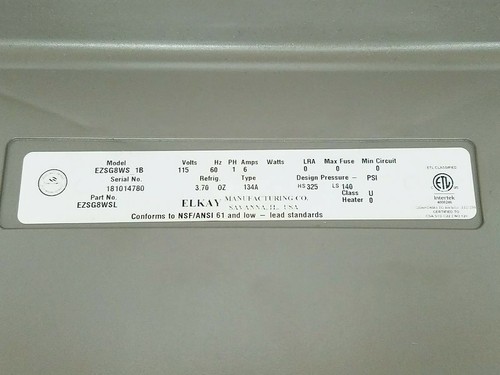 Elkay Water Drinking Fountain EZSG8WSL Wall Mounted ADA Cooler New