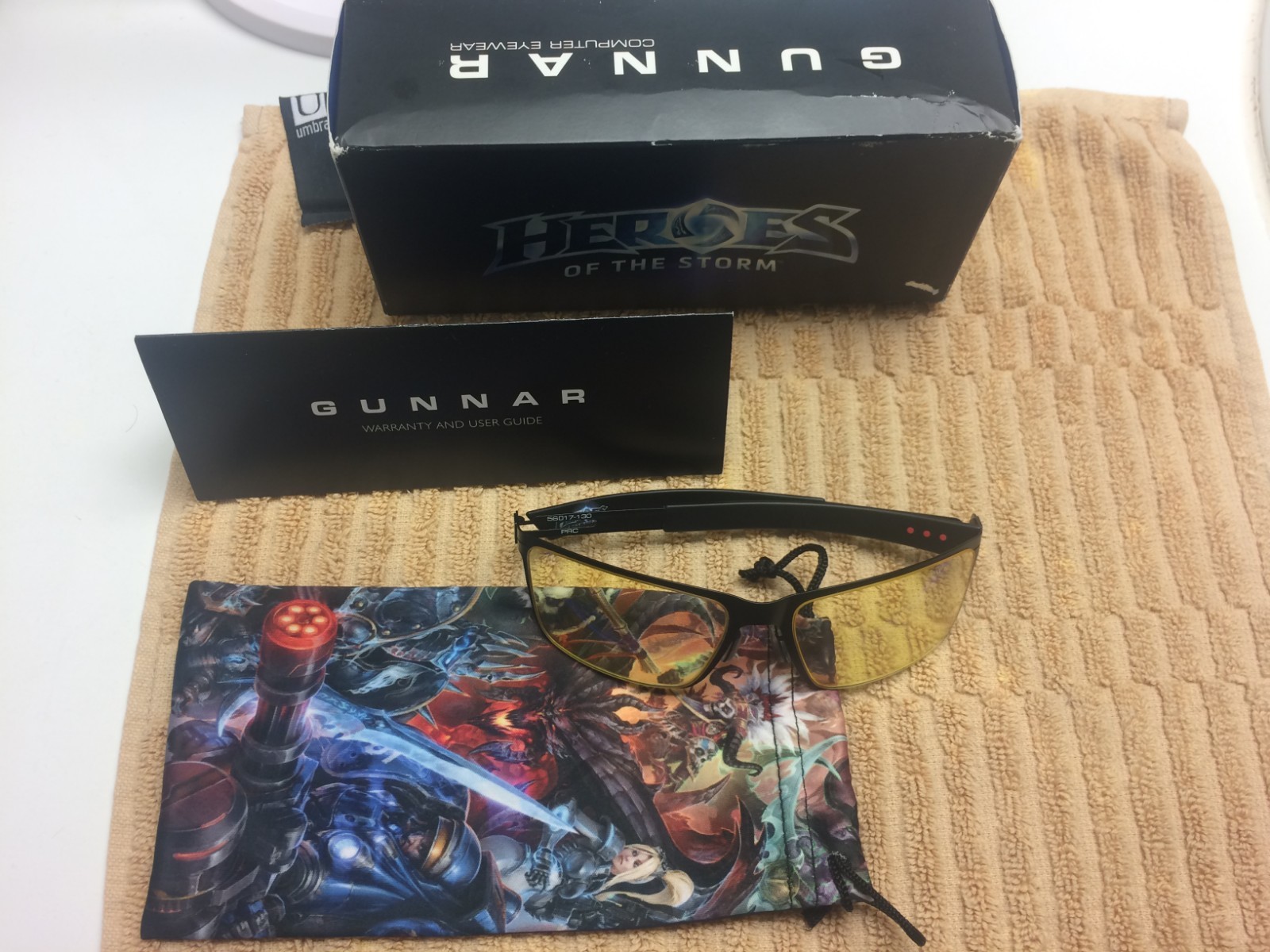 Gunnar Computer Eyewear Heroes of the Storm BLI-00128z Blizzard Strike-Onyx/Ice