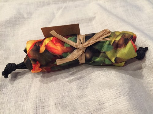 Authentic Maui Jim Cleaning Cloth Pouch Floral Tropical Sunglasses Micro Fiber