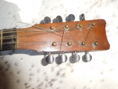 ANTIQUE HAND MADE MANDOLIN LATE 1700s - 1800s RARE MUSICAL INSTRUMENT FOR REPAIR