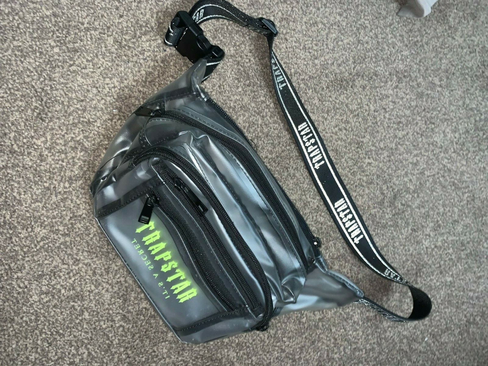 Trapstar Transparent/Neon Reflective Skeleton Decoded Belt Trapstar Transparent/Neon Reflective Skeleton Decoded Belt