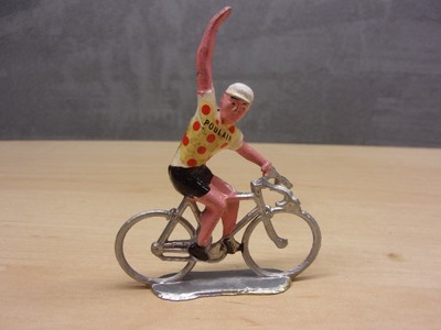 Salza cycliste maillot à pois Poulain