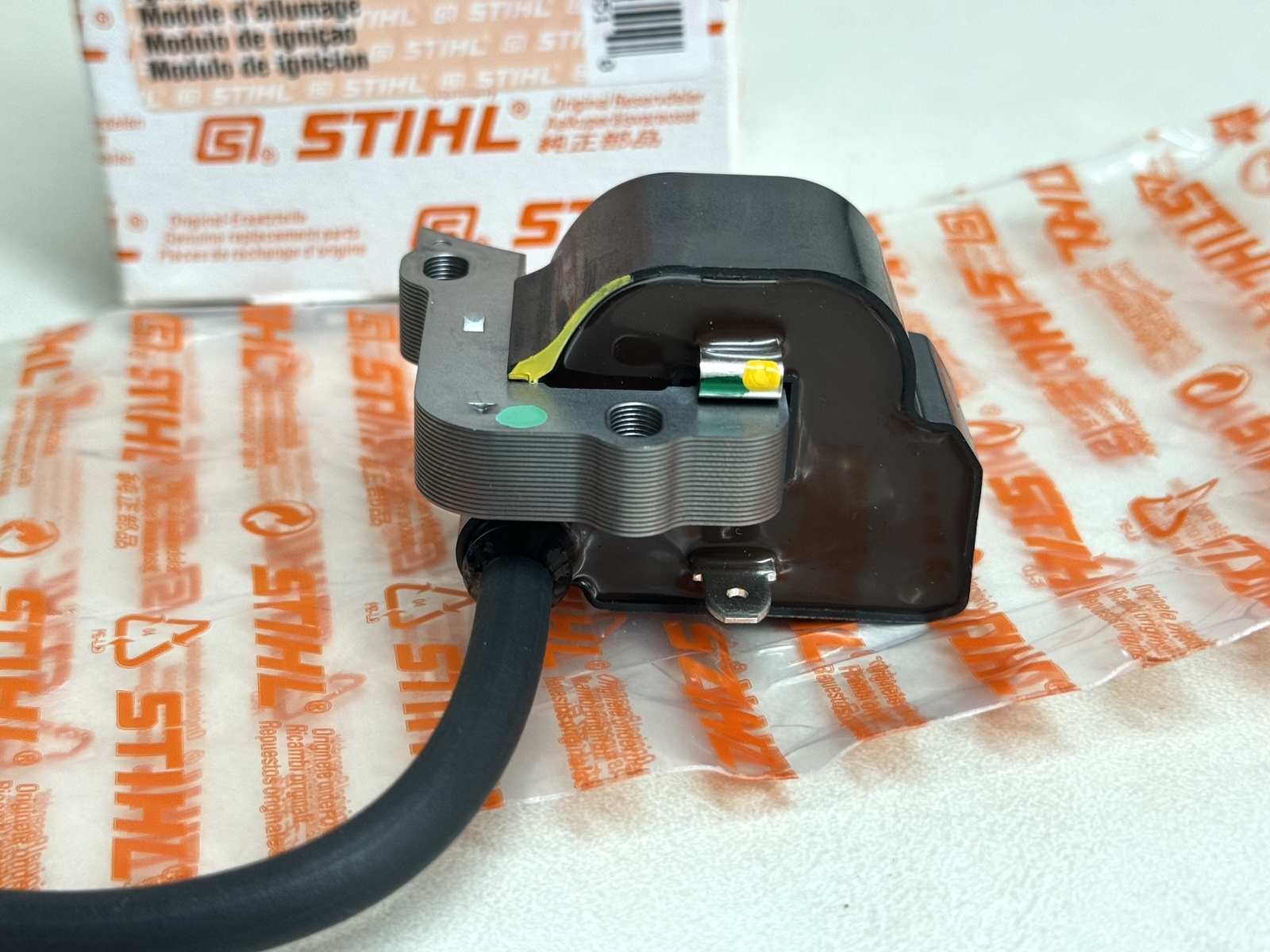 STIHL OEM IGNITION COIL 4140 400 1308 FOR TRIMMERS FS38 FS45 FS46 FS55 KM55 - Picture 3 of 3