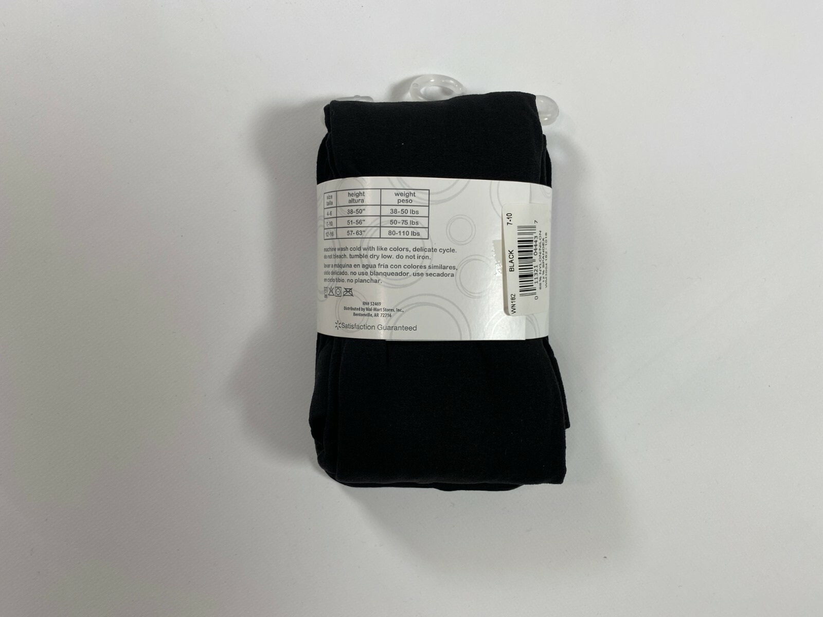 Wonder Nation Girls Black Microfiber Tights 2 Pair NEW! NWT - Picture 2 of 3