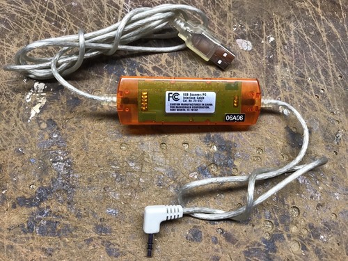 20-047 Programming Cable for Radio Shack, Grecom & Whistler Scanners