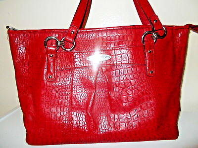 Liz claiborne shop red handbag