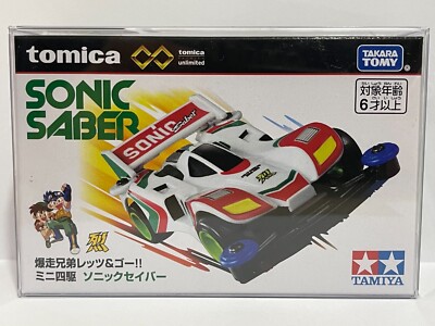 Tomica Premium Unlimited Bakusou Kyodai Let's & Go!! Mini 4WD Sonic (Sealed)