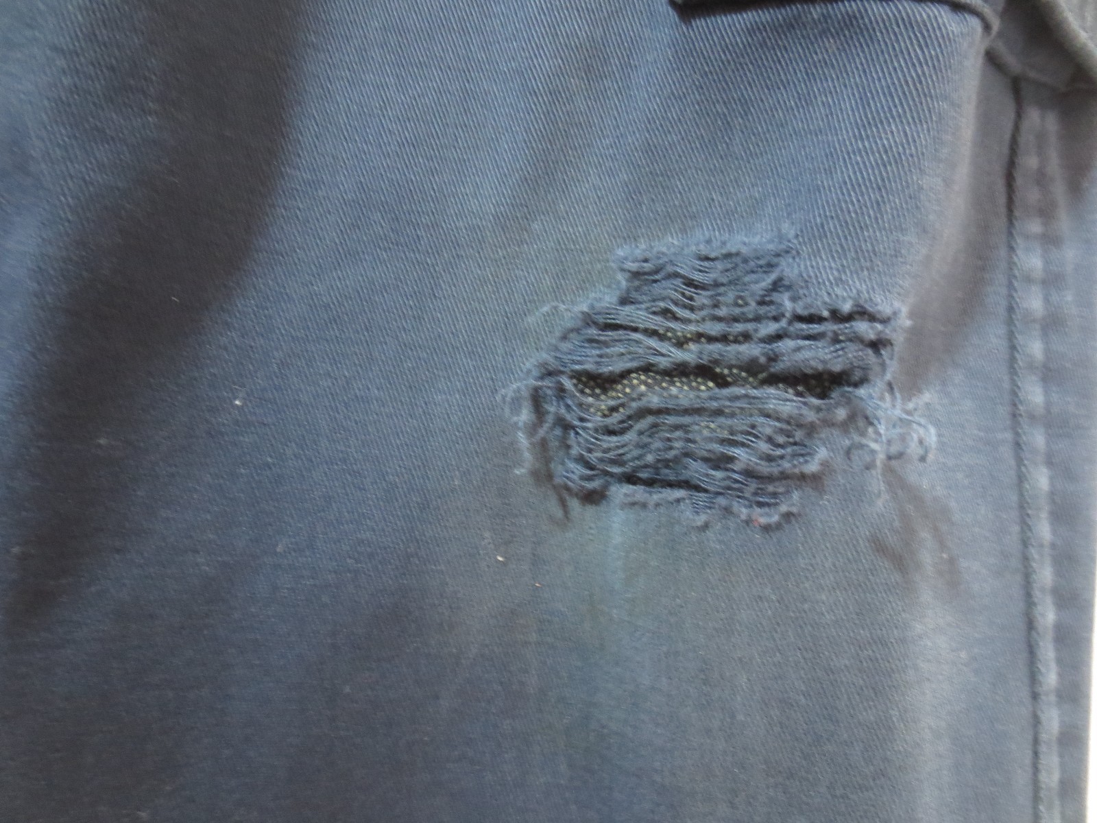 LOT Lands' End Kids Boys Size 7 Khaki Navy Blue School Pants READ