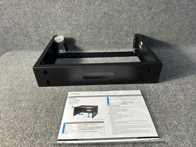 StarTech.com 2U Wall Mount Network Rack 14  Deep 19  Patch Panel Bracket
