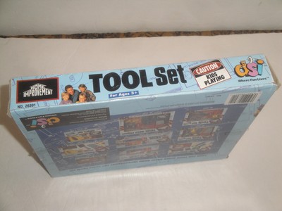 HOME IMPROVEMENT TIM ALLEN TOOL TIME TOY TOOL SET TV SHOW DSI TOUCHSTONE RARE