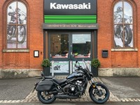 71reg Kawasaki Vulcan S 650 Tourer motorcycle in Black/Blue - only 406 miles