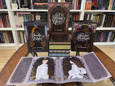 Fortuna Sworn SIGNED Book set exclusive from Bookish Box K.J Sutton