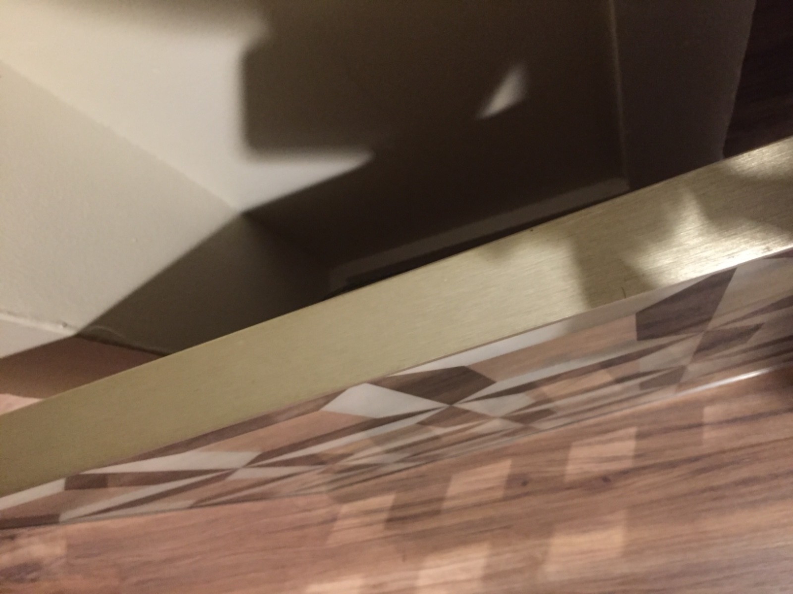 Vintage Mid Century Modern Vernor Panton Era Black White Pop Art Mirror, Turner